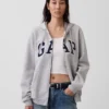 Sweat à capuche zippé pour adulte Vintagesoft Arch Logo