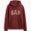 Sweat à capuche zippé pour adulte Vintagesoft Arch Logo