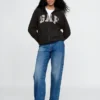 Sweat à capuche zippé pour adulte Vintagesoft Arch Logo