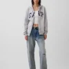 Sweat à capuche zippé pour adulte Vintagesoft Arch Logo