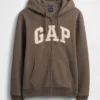 Sweat à capuche zippé pour adulte Vintagesoft Arch Logo