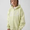 Sweat à capuche zippé pour enfant avec logo Vintagesoft