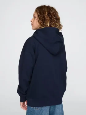 Sweat à capuche zippé pour enfant avec logo Vintagesoft