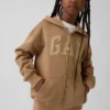 Sweat à capuche zippé pour enfant avec logo Vintagesoft