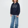 Sweat à capuche zippé pour enfant avec logo Vintagesoft