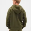 Sweat à capuche zippé pour enfant avec logo Vintagesoft