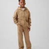 Sweat à capuche zippé pour enfant avec logo Vintagesoft
