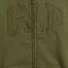 Sweat à capuche zippé pour enfant avec logo Vintagesoft