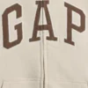 Sweat à capuche zippé pour enfant avec logo Vintagesoft