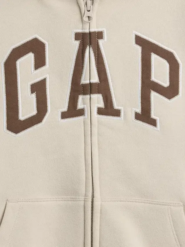 Sweat à capuche zippé pour enfant avec logo Vintagesoft