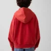 Sweat à capuche zippé pour enfant Vintagesoft à la coupe décontractée et logo