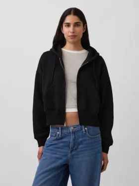 Sweat à capuche zippé Vintagesoft