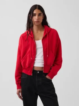 Sweat à capuche zippé Vintagesoft