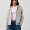 Sweat à capuche zippé Vintagesoft