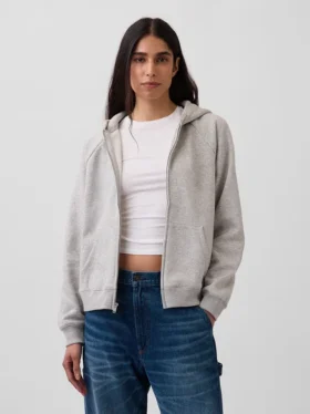 Sweat à capuche zippé Vintagesoft