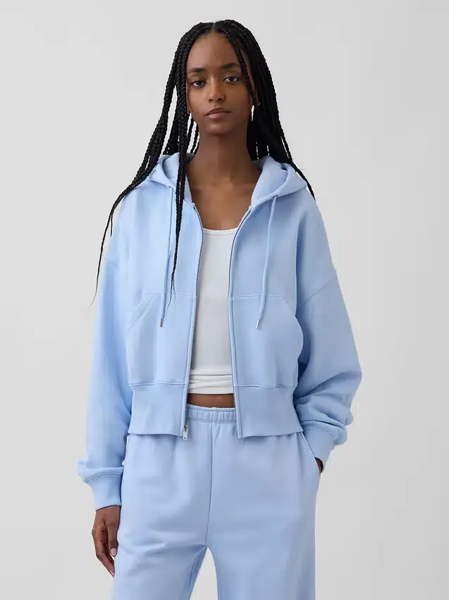 Sweat à capuche zippé Vintagesoft