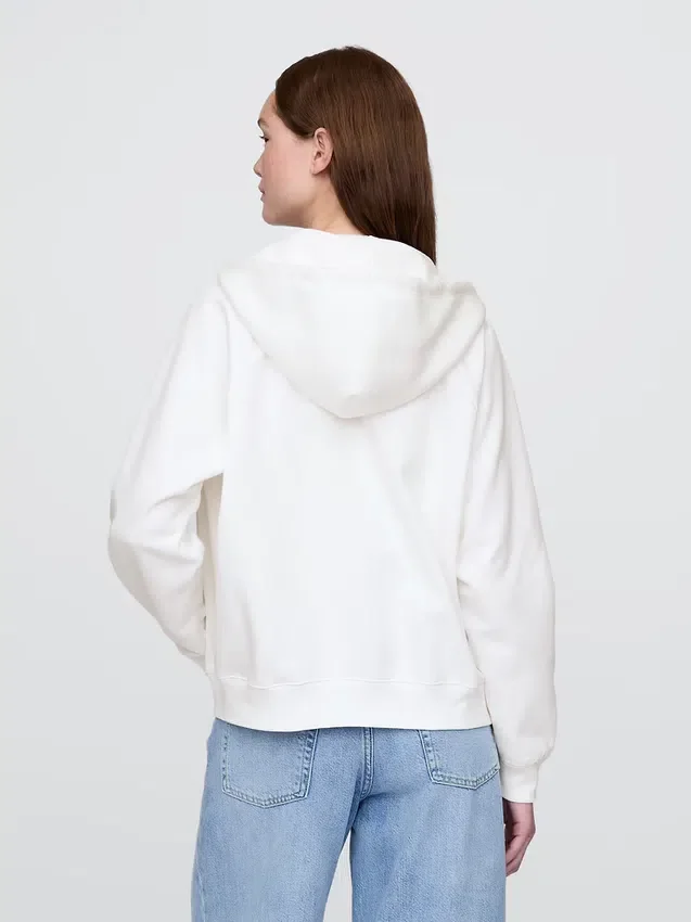 Sweat à capuche zippé Vintagesoft