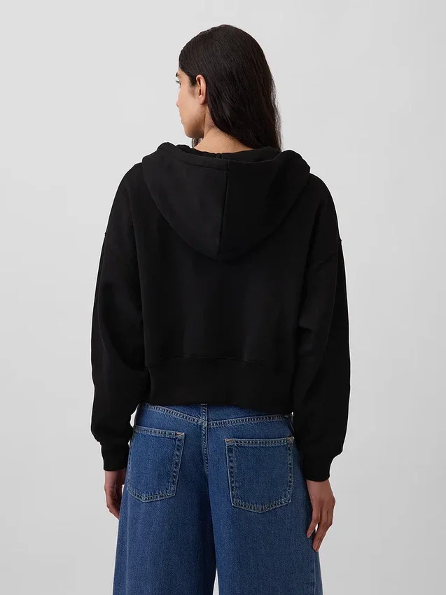 Sweat à capuche zippé Vintagesoft