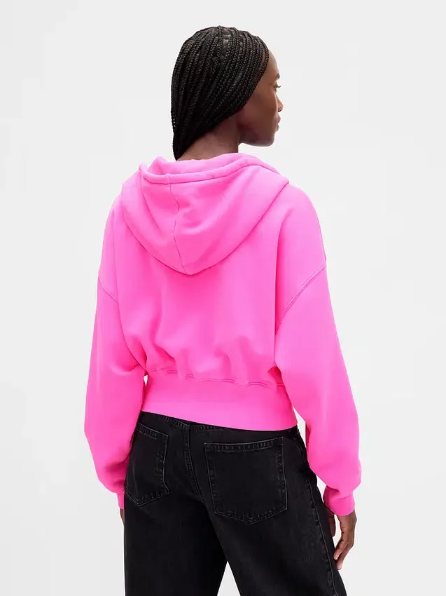 Sweat à capuche zippé Vintagesoft
