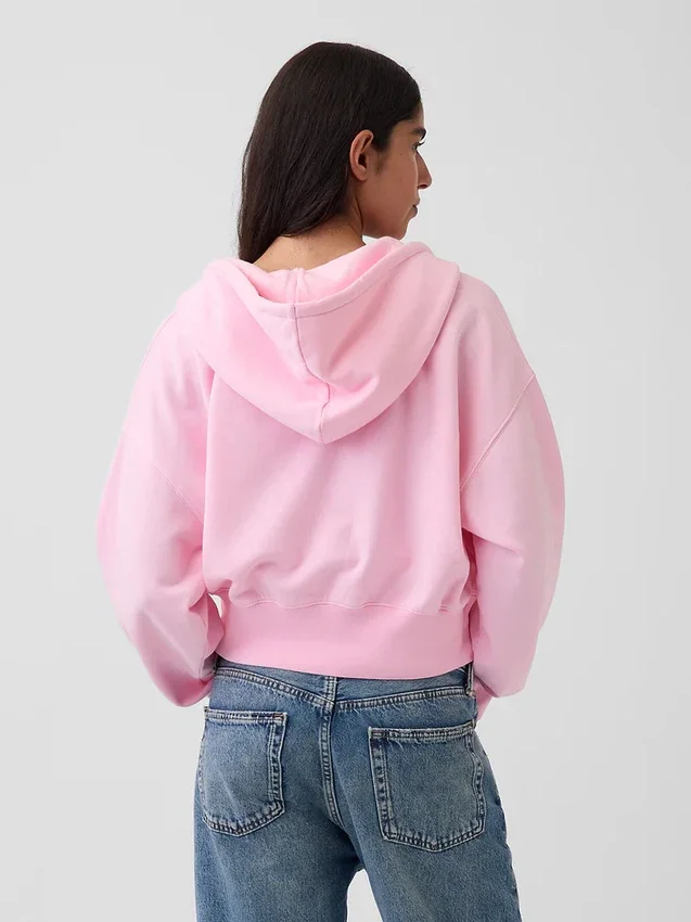 Sweat à capuche zippé Vintagesoft