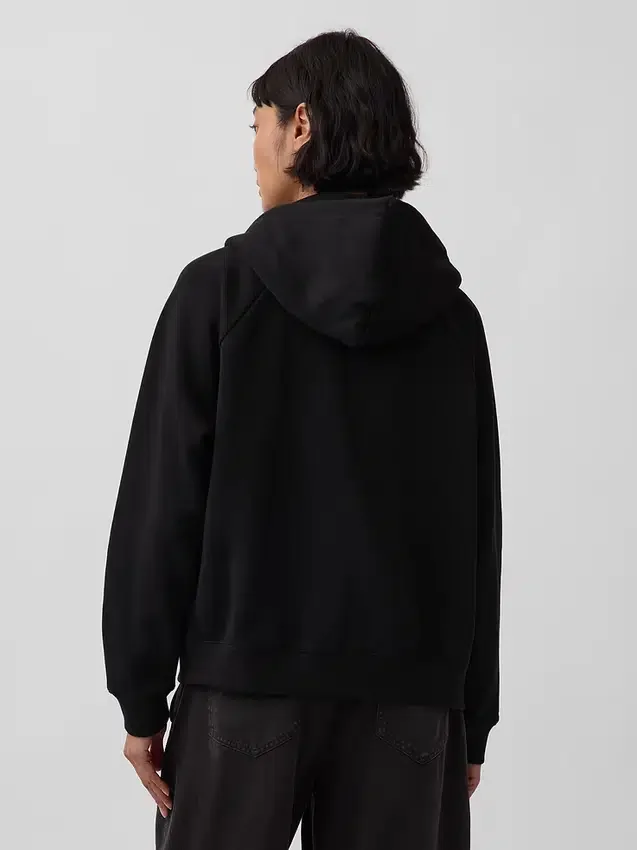 Sweat à capuche zippé Vintagesoft