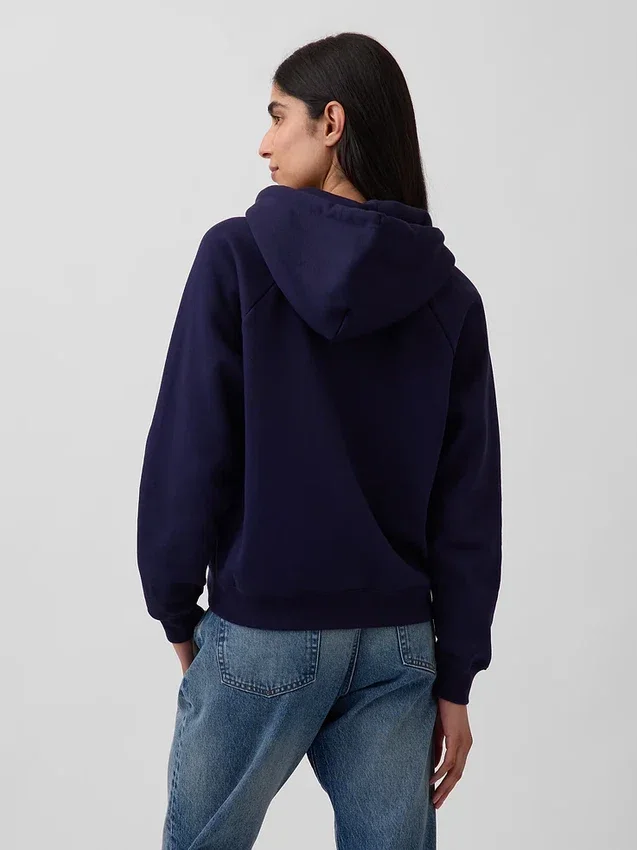 Sweat à capuche zippé Vintagesoft