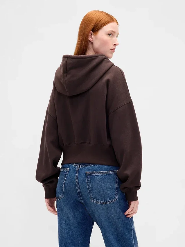 Sweat à capuche zippé Vintagesoft