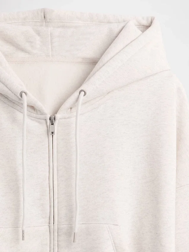 Sweat à capuche zippé Vintagesoft