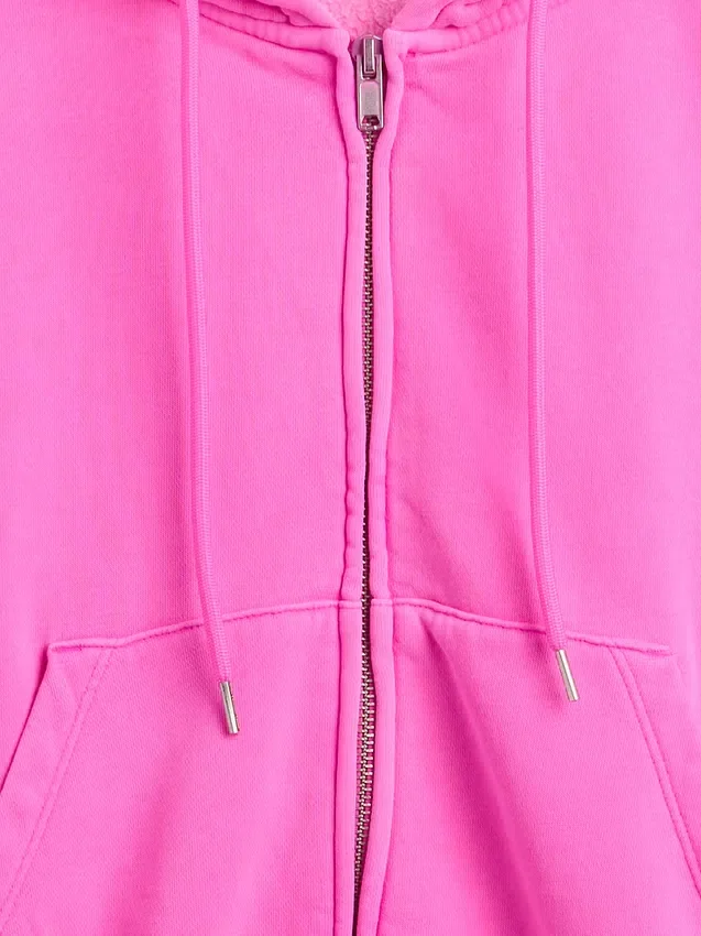 Sweat à capuche zippé Vintagesoft