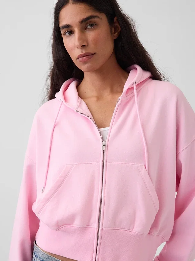 Sweat à capuche zippé Vintagesoft