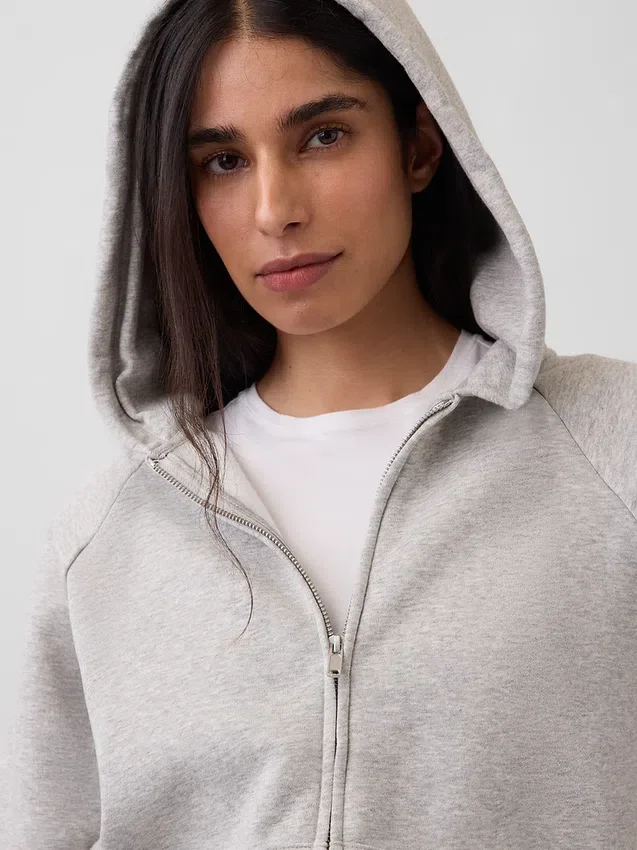 Sweat à capuche zippé Vintagesoft