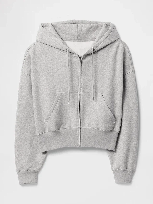 Sweat à capuche zippé Vintagesoft