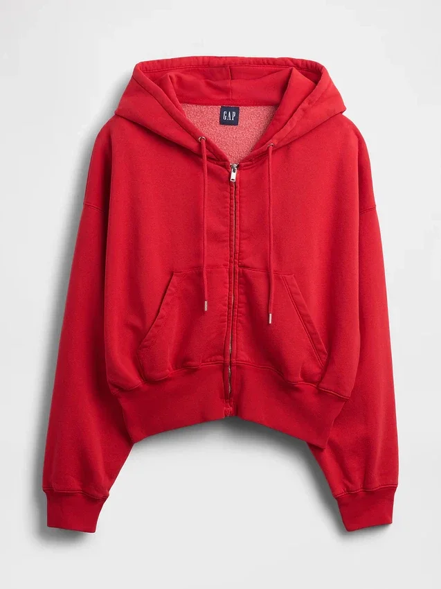 Sweat à capuche zippé Vintagesoft
