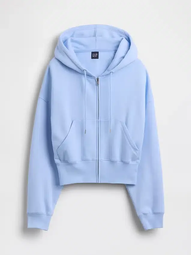 Sweat à capuche zippé Vintagesoft