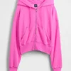 Sweat à capuche zippé Vintagesoft