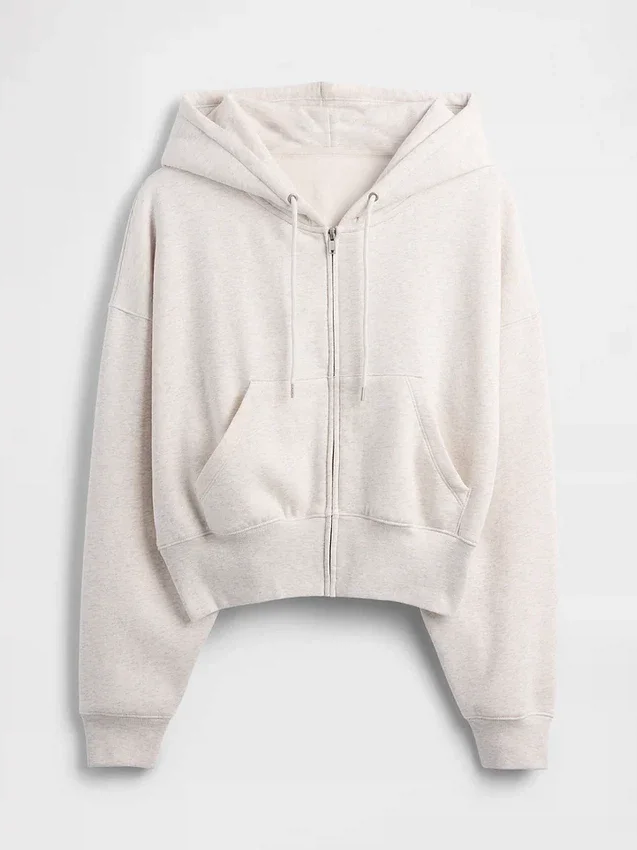 Sweat à capuche zippé Vintagesoft