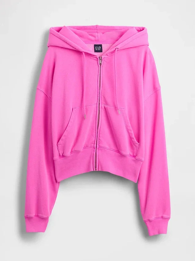 Sweat à capuche zippé Vintagesoft