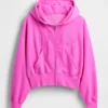Sweat à capuche zippé Vintagesoft avec logo 1969