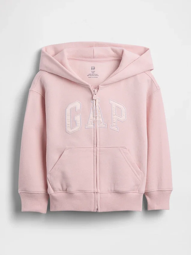 Sweat à capuche zippé Vintagesoft avec logo pour Bébé & Enfant