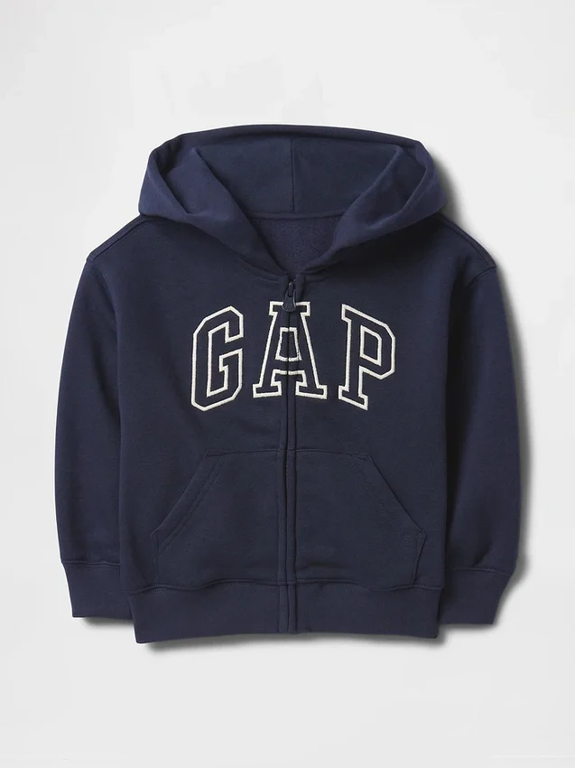 Sweat à capuche zippé Vintagesoft avec logo pour Bébé & Enfant