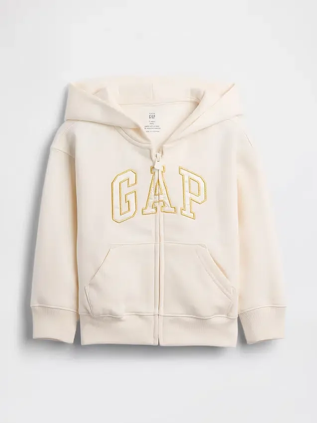 Sweat à capuche zippé Vintagesoft avec logo pour Bébé & Enfant
