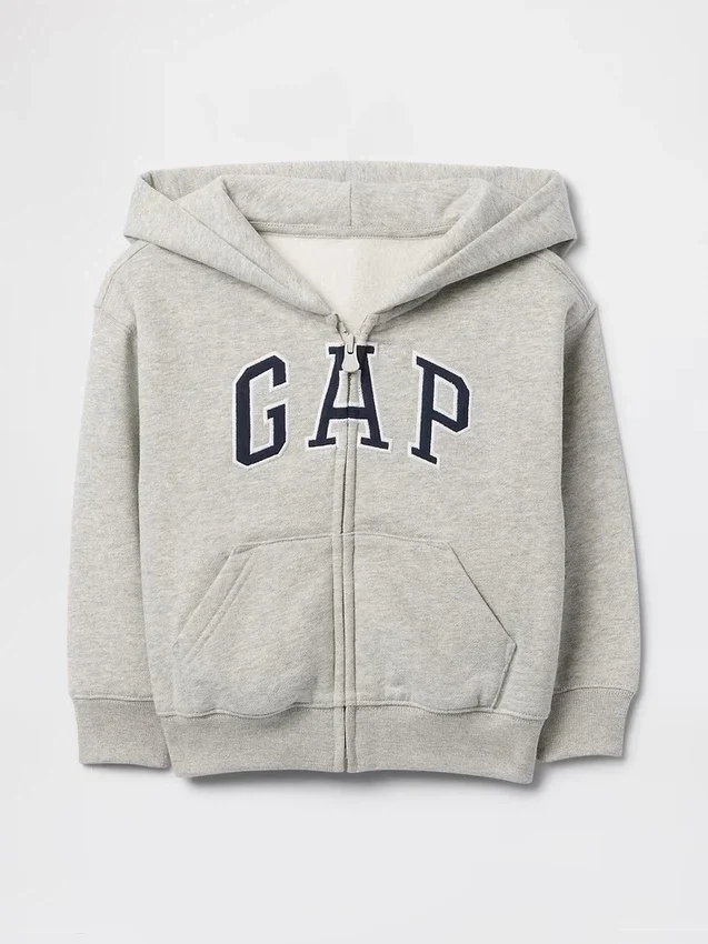 Sweat à capuche zippé Vintagesoft avec logo pour Bébé & Enfant