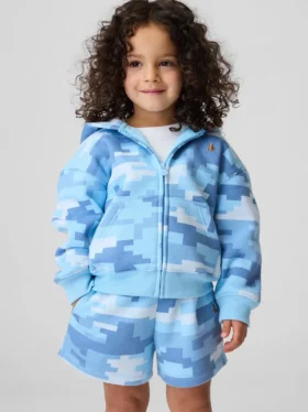 Sweat à capuche zippé Vintagesoft Camo pour Bébé & Enfant