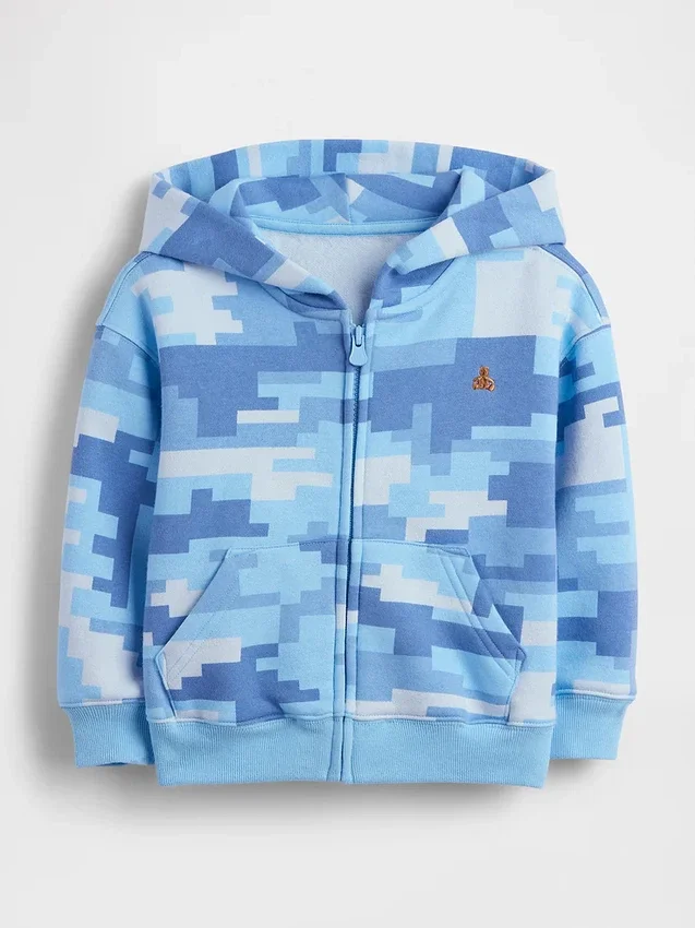 Sweat à capuche zippé Vintagesoft Camo pour Bébé & Enfant