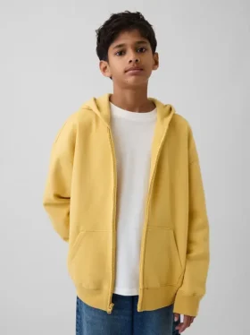 Sweat à capuche zippé Vintagesoft pour enfants