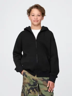 Sweat à capuche zippé Vintagesoft pour enfants