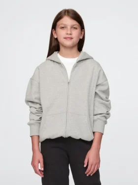 Sweat à capuche zippé Vintagesoft pour enfants