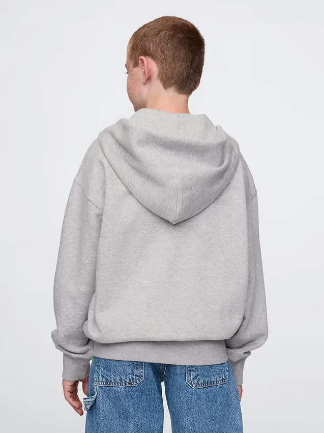 Sweat à capuche zippé Vintagesoft pour enfants