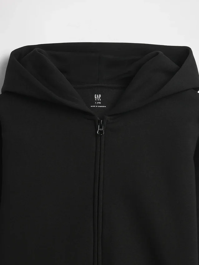 Sweat à capuche zippé Vintagesoft pour enfants
