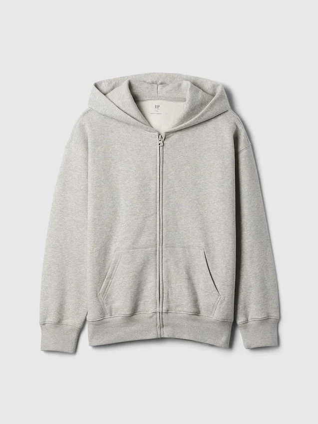 Sweat à capuche zippé Vintagesoft pour enfants